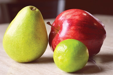 productos Fruta Fresca, Manzana, Pera y Limón